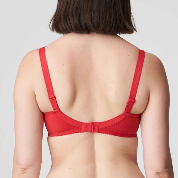 Prima Donna Deauville Fiesta Red Women's Luxury Underwire  Full Cup Bra (NWT) - Picture 2 of 8